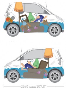 Smart Car Wrap Design