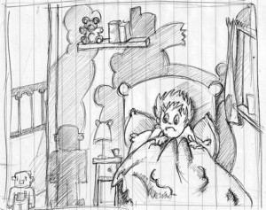 scared sketch