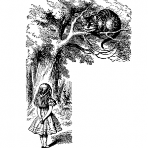 23. Alice speaks to Cheshire Cat